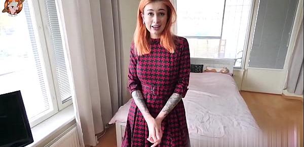  Gorgeous Redhead Babe Sucks and Hard Fucks You While Parents Away - JOI Game